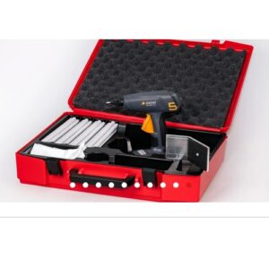 Novorit Duro 136 Flüssidübelset best aus - Schmelzstangen, Akku Pistole, Makita Akku, Koffer – Bild 1