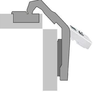 Hettich Möbelscharnier Intermat Top - Eckschrankband – Bild 2