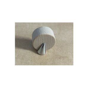 Hettich Möbelknopf Holz Metall - Chrom buche roh 30 mm 76986 – Bild 1