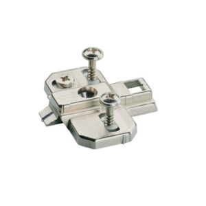 Hettich Montageplatte Intermat Serie 9000 - 1,5 mm Serie vorm Schraube höhenverstellbar – Bild 1