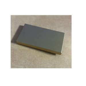 Mepla Glastürscharnier Abdeckplatte - gold rechteck für eckigen Kopf – Bild 2