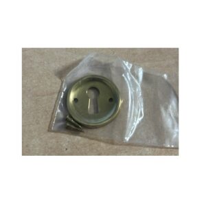 Schlüsselschild Blech rund - Messing poliert 20 mm – Bild 1