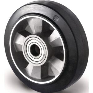 TECWERK Ersatzrad - Rad- 160 mm Tragf?higkeit 400 kg Gummi – Bild 1
