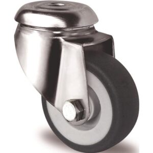 TECWERK Lenkrolle - Rad- 50 mm Tragf?higkeit 50 kg Rckenlochbefestigung Polypropylen – Bild 1