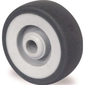 TECWERK Ersatzrad - Rad- 125 mm Tragf?higkeit 100 kg TPE grau – Bild 1