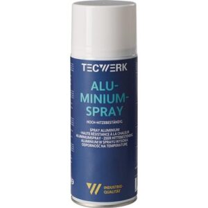TECWERK Aluminiumspray - bis +500 ›C hellsilber, gl?nzend 400 ml – Bild 1