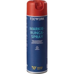 TECWERK Markierungsspray - rot 500 ml – Bild 1