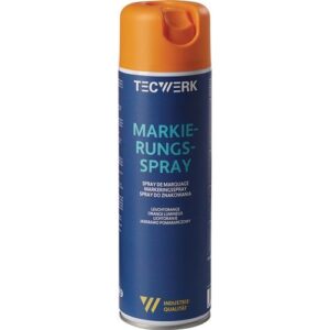 TECWERK Markierungsspray - leuchtorange 500 ml – Bild 1