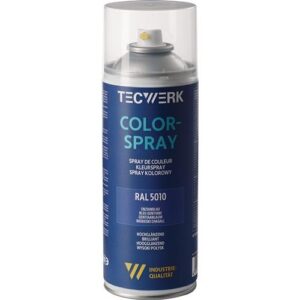 TECWERK Colorspray - enzianblau hochgl?nzend RAL 5010 400 ml – Bild 1
