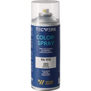 TECWERK Colorspray - reinweiÿ hochgl?nzend RAL 9010 400 ml – Bild 1