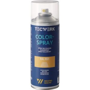 TECWERK Colorspray - rapsgelb hochgl?nzend RAL 1021 400 ml – Bild 1