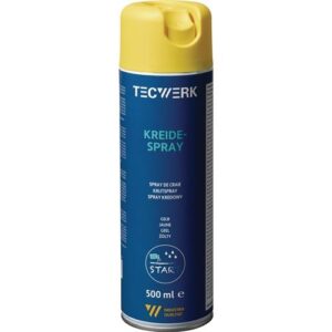 TECWERK Kreidespray - gelb 500 ml – Bild 1