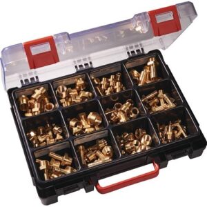 TECWERK Sortimentsbox Messingdrehteile - 120-teilig – Bild 1