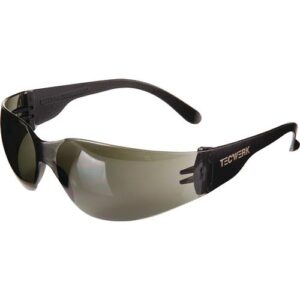 TECWERK Schutzbrille - EN 166 Bgel schwarz, Scheibe smoke – Bild 1
