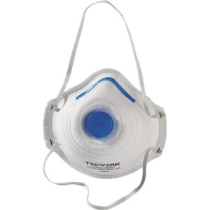 TECWERK Atemschutzmaske - FFP2 / V / NR mit Ausatemventil – Bild 1