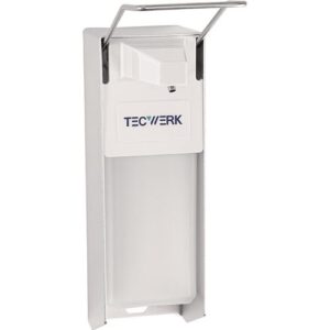 TECWERK Desinfektions- und Seifenspender - H165xB95xT290ca.mm ABS mit Hebel – Bild 1