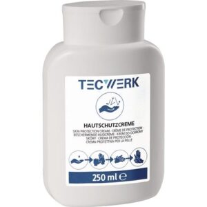 TECWERK Hautschutzcreme - 250 ml silikonfrei, parfmiert – Bild 1