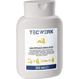 TECWERK Hautpflege-Emulsion - 250 ml silikonfrei, leicht parfmiert – Bild 1