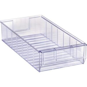 TECWERK Regalkasten - L400xB183xH81mm transparent SAN – Bild 1