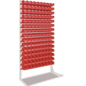 St?nderregal - H2010xB1010xT400mm 135 x MK5 rot – Bild 1