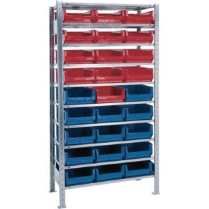 Steckregal - H2000xB1000xT500mm Grundregal 10 Stahlb?den – Bild 1