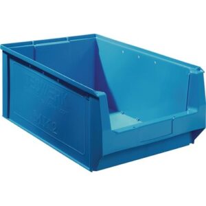 TECWERK Sichtlagerkasten - L500/450xB310xH200mm PE blau – Bild 1