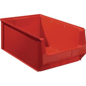 TECWERK Sichtlagerkasten - L500/450xB310xH200mm PE rot – Bild 1