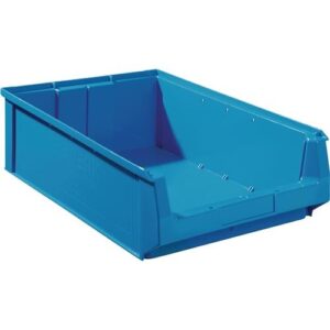 TECWERK Sichtlagerkasten - L500/450xB310xH140mm PE blau – Bild 1
