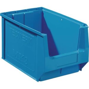 TECWERK Sichtlagerkasten - L350/300xB210xH200mm PE blau – Bild 1