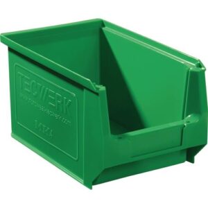 TECWERK Sichtlagerkasten - L230/200xB150xH130mm PE grn – Bild 1