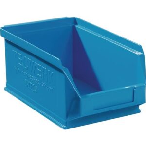 TECWERK Sichtlagerkasten - L160/140xB100xH75mm PE blau – Bild 1