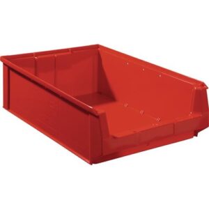 TECWERK Sichtlagerkasten - L500/450xB310xH140mm PE rot – Bild 1