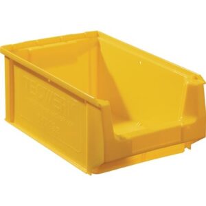 TECWERK Sichtlagerkasten - L350/300xB210xH140mm PE gelb – Bild 1