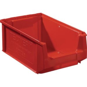 TECWERK Sichtlagerkasten - L350/300xB210xH140mm PE rot – Bild 1