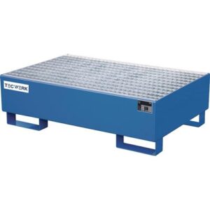 TECWERK Auffangwanne - 215 l L1200xB800xH360mm Stahlblech mit Gitterrost – Bild 1