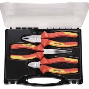 TECWERK Zangen-Satz - Inhalt 3-teilig VDE verchromt – Bild 1