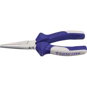 TECWERK Langbeckzange - Gesamtl?nge 160 mm Zange verchromt lang, flach – Bild 1