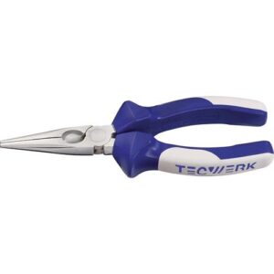 TECWERK Flachrundzange - L?nge 160 mm flach-rund gerade Mehrkomponenten-Hllen – Bild 1