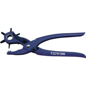 TECWERK Revolverlochzange - Gesamtl?nge 240 mm 2 / 2,5 / 3 / 3,5 / 4 und 5 mm – Bild 1