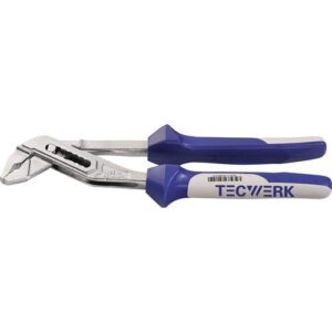 TECWERK Wasserpumpenzange - L?nge 250 mm Spannweite 6-44 mm verchromt – Bild 1