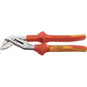 TECWERK Wasserpumpenzange - L?nge 250 mm Spannweite 6-44 mm verchromt VDE – Bild 1