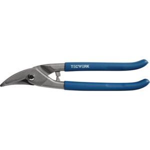 TECWERK Lochschere - Gesamtl?nge 250 mm rechts Stahl max. 1 mm Edelstahl max. 0,5 mm – Bild 1