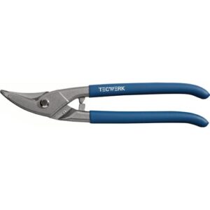 TECWERK Lochschere - Gesamtl?nge 250 mm links Stahl max. 1 mm Edelstahl max. 0,5 mm – Bild 1