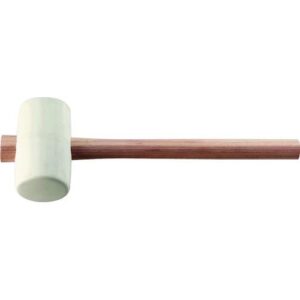 TECWERK Gummihammer - Kopf- 64 mm Kopfl?nge 113 mm weiÿ Esche – Bild 1