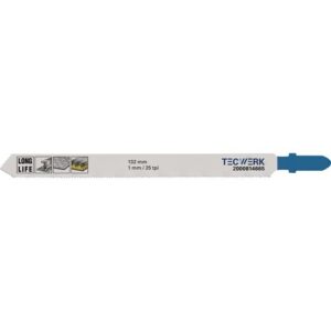 TECWERK Stichs?geblatt - Gesamtl?nge 132 mm Zahnteilung 1 mm – Bild 1