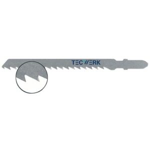 TECWERK Stichs?geblatt - Gesamtl?nge 100 mm Zahnteilung 4 mm St?rke 1,27 mm – Bild 1