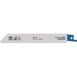 TECWERK S?bels?geblatt - L?nge 150 mm Breite 19 mm Zahnteilung TPI 18 1,4 mm – Bild 1