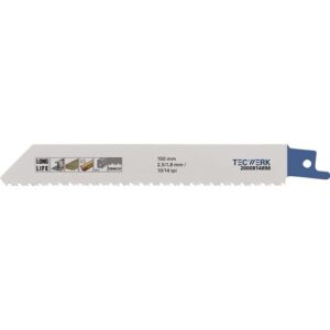 TECWERK S?bels?geblatt - L?nge 150 mm Breite 19 mm Zahnteilung TPI 10/14 2,5/1,8 mm – Bild 1
