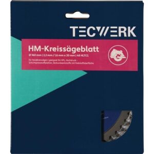 TECWERK Handkreiss?geblatt - Auÿen- 190 mm Z?hnezahl 56 HLTCG Bohrung 30 mm Schnittbreite 2,8 mm – Bild 3