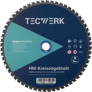 TECWERK Tisch-/Kappkreiss?geblatt - Auÿen- 305 mm Z?hnezahl 60 HLTCG Bohrung 25,4 mm Schnittbreite 2,6 mm – Bild 1